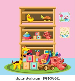 nursery shelf toys for kids