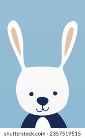 Nursery Wall Art Animals Baby Poster. Printable Cute Animal Nursery Wall Decor Poster