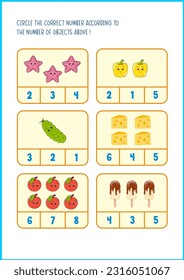 	
nursery worksheet, learning to count and tracing numbers
