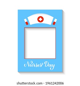 Nurses day photo booth frame. Photo booth props. Medical party decoration. 