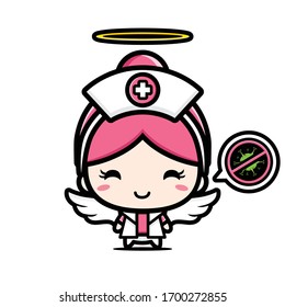 The nurse's design is an angel 