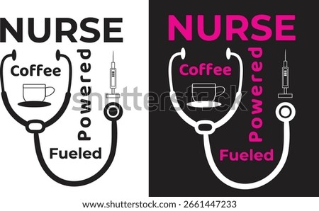 For the nurses running on caffeine and compassion — a funny quote that truly gets the hustle!"