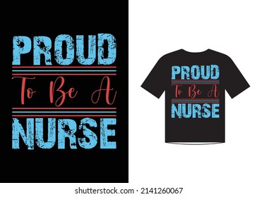 Nurses t shirt template design vector template