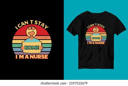 diseño de camisetas de enfermeras personalizadas, diseño de tipografía, diseño de citas tipográficas de enfermeras