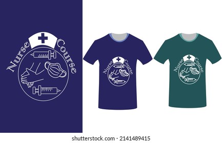 diseño de camisetas para enfermeras, diseño de camisetas para amantes de la enfermería.