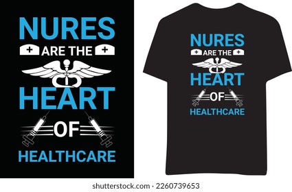 Nurses T.Shirt Design Stock Vector
