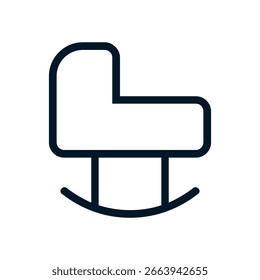 Nursey icon, Vector logo sign, Illustration, shape, design, UX UI icon, editable eps