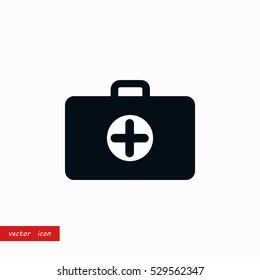 Nursing Bag icon, flat design best vector icon