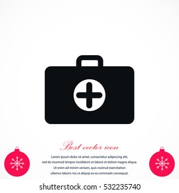 Nursing Bag icon, flat design best vector icon