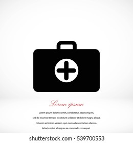 Nursing Bag icon, flat design best vector icon