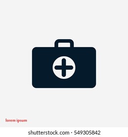 Nursing Bag icon, flat design best vector icon