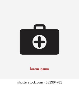 Nursing Bag icon, flat design best vector icon