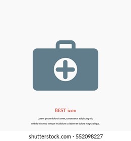 Nursing Bag icon, flat design best vector icon