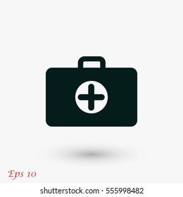 Nursing Bag icon, flat design best vector icon