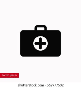 Nursing Bag icon, flat design best vector icon