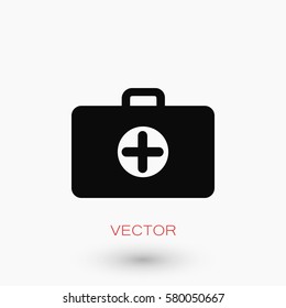 Nursing Bag icon, flat design best vector icon