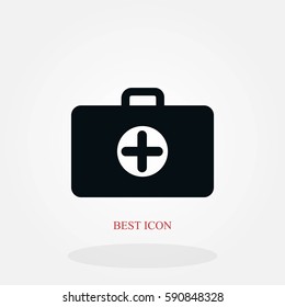 Nursing Bag icon, flat design best vector icon