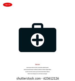 Nursing Bag icon, flat design best vector icon