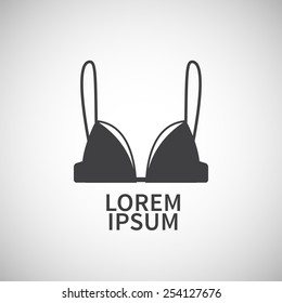 Nursing bra icon design element for your project