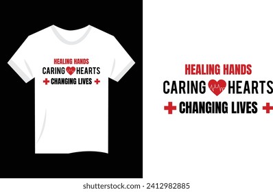 nursing day t shirt design vector for t shirt 
