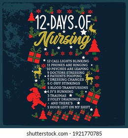 Nursing Design vector design for t shirt and any material 