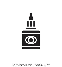 Gota de ojos de enfermería llena de Ilustración vectorial de iconos