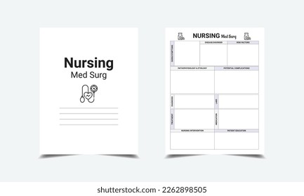 Nursing Med Surg Blank kdp interior