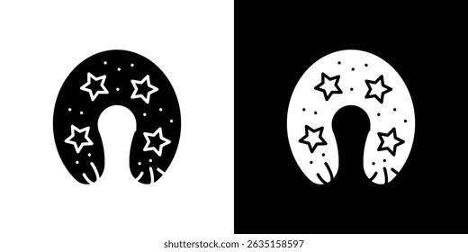 nursing pillow icon concept, vector illustration