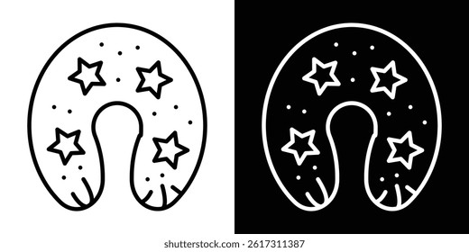 nursing pillow icon vector for web and mobile app. Symbol isolated.