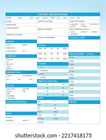 Nursing Report Sheets KDP Interior 