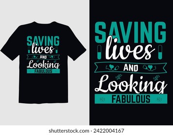 nursing t shirt design template,