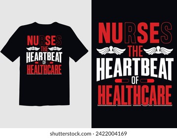 nursing t shirt design template,