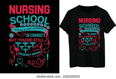 Nursing T -Shirt Designs .