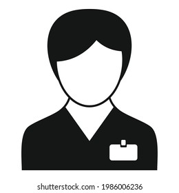 Nursing team icon. Simple illustration of Nursing team vector icon for web design isolated on white background