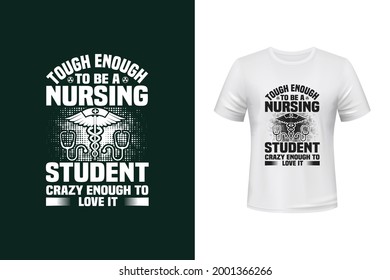 Nursing vector t shirt design