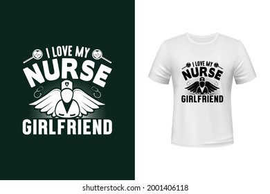 Nursing vector t shirt design