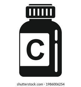 Nursing vitamins icon. Simple illustration of Nursing vitamins vector icon for web design isolated on white background