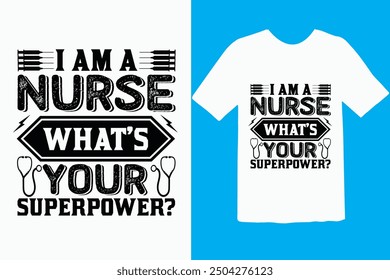 Nursing work of heart t-shirt design. Nurses t-shirt typography, Nursing tee with a quote. Vintage nurse emblems. Typographic vector, injection, medical, Vintage nurse emblems.
