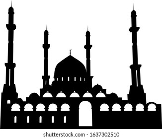 Nur-Sultan elements sketch Hazret Sultan Mosque