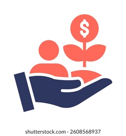 Nurturing Icon Element for Design