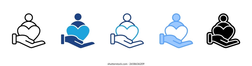 Nurturing icon sheet multiple style collection