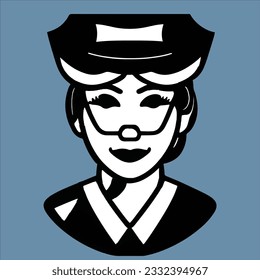 Nurturing Souls: Exquisite Details of a Nurse Avatar Drawing, Symbolizing Compassion and Dedication in Healthcare