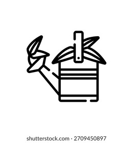 Nurturing vector illustration of watering can, perfect for garden, plant, and care themes
