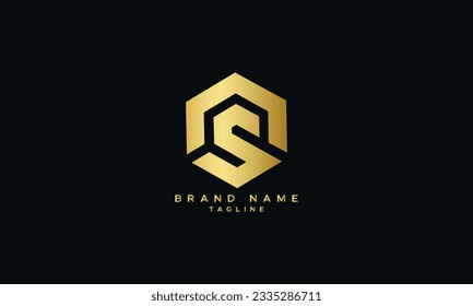 NUS, SUN, NS, SN, Abstract initial monogram letter alphabet logo design