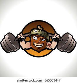 Nut Cartoon Mascot Character 