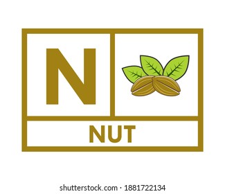 Ilustración del logotipo de los hijos de diseño de nueces