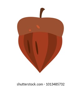 Nut food symbol