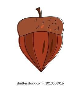 Nut food symbol