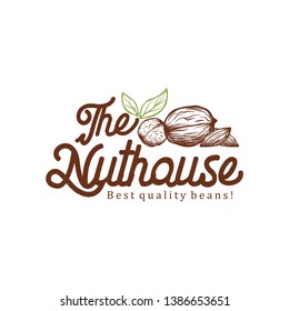 The Nut house logo design