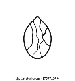 Nut Icon Design Vector Template